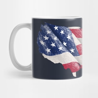 American Flag Mug